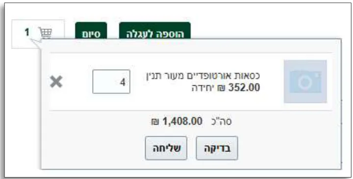 The shopping cart window with the Review and Submit buttons